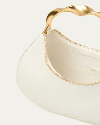 SIMKHAI Nixi Twist Leather Top-Handle Bag | Thumbnail 4