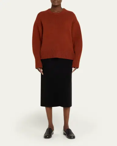 Guest in Residence Cozy Cashmere Crewneck Sweater | Thumbnail 2 Guest in Residence Cozy Cashmere Crewneck Sweater | Thumbnail 2