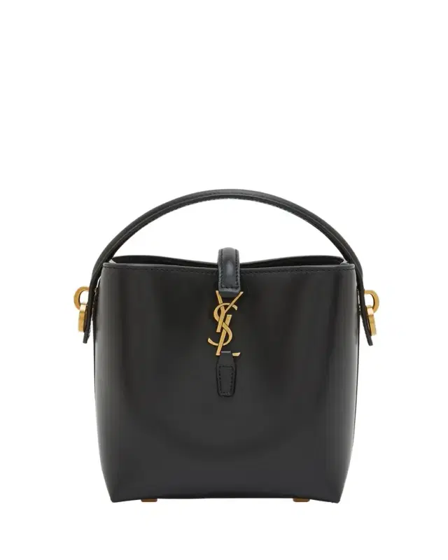 Saint Laurent Le 37 Mini YSL Bucket Bag in Smooth Leather