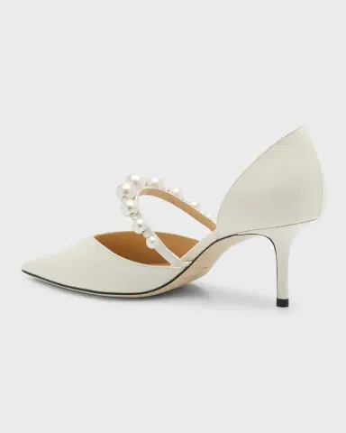 Jimmy Choo Aurelie d 'Orsay Pearly Band Pumps | Thumbnail 3