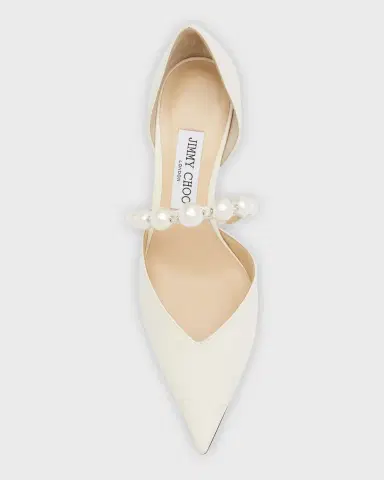 Jimmy Choo Aurelie d 'Orsay Pearly Band Pumps | Thumbnail 5