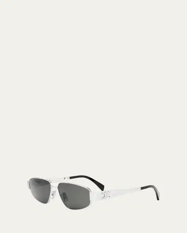 Celine Men's Triomphe Pilot Metal Sunglasses | Thumbnail 2 Celine Men's Triomphe Pilot Metal Sunglasses | Thumbnail 2