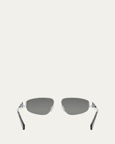 Celine Men's Triomphe Pilot Metal Sunglasses | Thumbnail 5 Celine Men's Triomphe Pilot Metal Sunglasses | Thumbnail 5