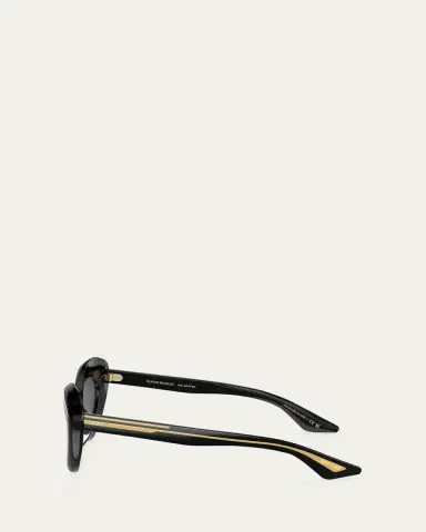 Khaite x Oliver Peoples Bold Acetate Oval Sunglasses | Thumbnail 3 Khaite x Oliver Peoples Bold Acetate Oval Sunglasses | Thumbnail 3
