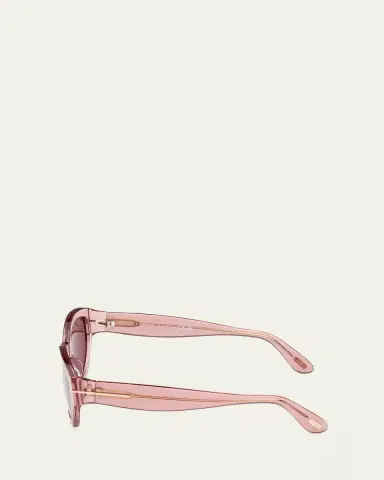 TOM FORD Penny Acetate Butterfly Sunglasses | Thumbnail 3