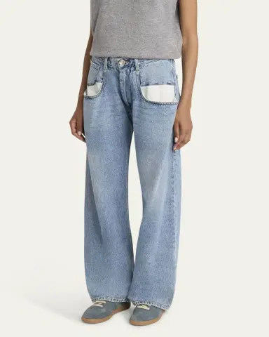 Maison Margiela 5-Pocket Wide-Leg Denim Pants | Thumbnail 4