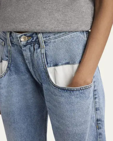 Maison Margiela 5-Pocket Wide-Leg Denim Pants | Thumbnail 5