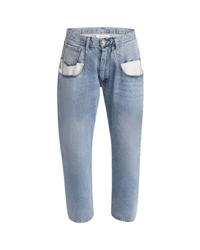 Maison Margiela 5-Pocket Wide-Leg Denim Pants