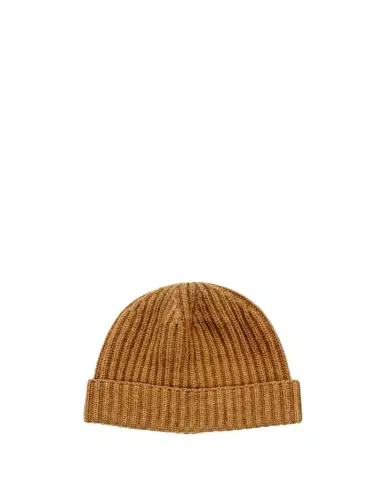 Bergdorf Goodman Men's Rib-Knit Cashmere Beanie Hat | Thumbnail 1