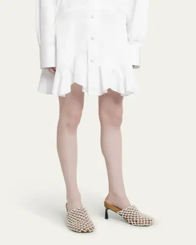 Stella McCartney Terra Eco Net Stiletto Mules | Thumbnail 2
