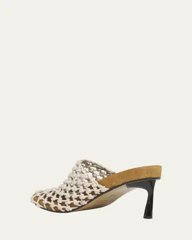 Stella McCartney Terra Eco Net Stiletto Mules | Thumbnail 4
