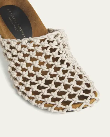Stella McCartney Terra Eco Net Stiletto Mules | Thumbnail 5
