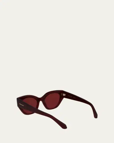 Ferragamo Classic Logo Acetate Cat-Eye Sunglasses | Thumbnail 4
