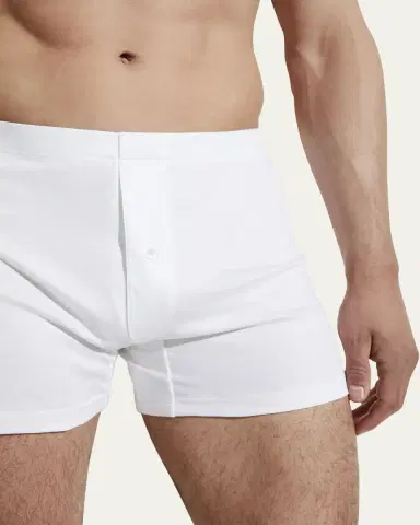 Zimmerli Men's Sea Island Cotton Boxer Briefs | Thumbnail 2