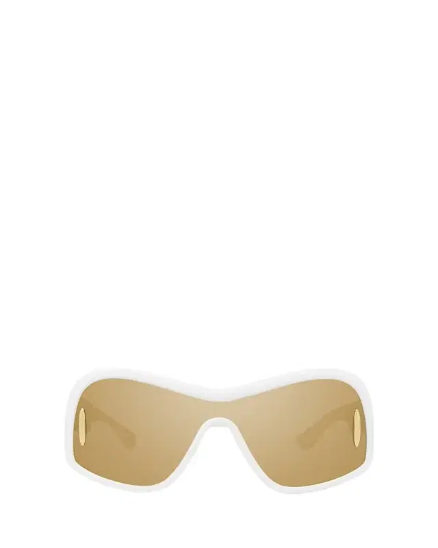 Loewe Anagram Mirrored Acetate Shield Sunglasses
