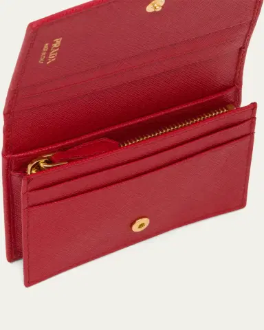Prada Small Saffiano Leather Wallet | Thumbnail 9 Prada Small Saffiano Leather Wallet | Thumbnail 9
