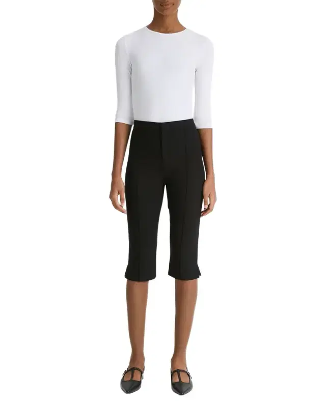Vince Mid-Rise Slim-Fit Capris