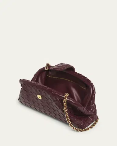Bottega Veneta Teen Lauren 1980 Bag with Chain | Thumbnail 8 Bottega Veneta Teen Lauren 1980 Bag with Chain | Thumbnail 8