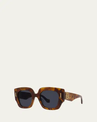 Loewe Anagram Acetate Square Sunglasses | Thumbnail 2