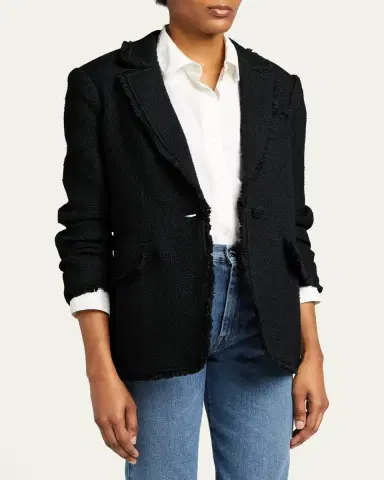 Cinq à Sept Khloe Boucle Blazer | Thumbnail 4 Cinq à Sept Khloe Boucle Blazer | Thumbnail 4