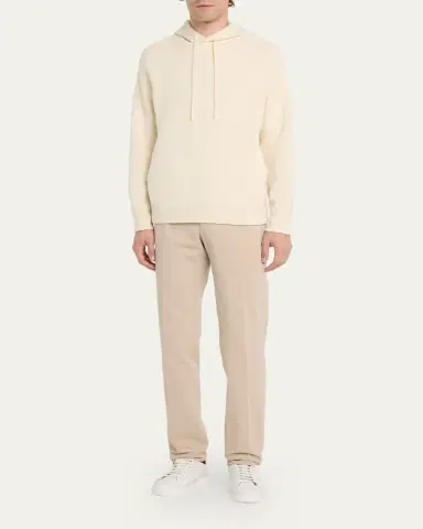 Incotex Men's High Cotton Doeskin Pants | Thumbnail 2
