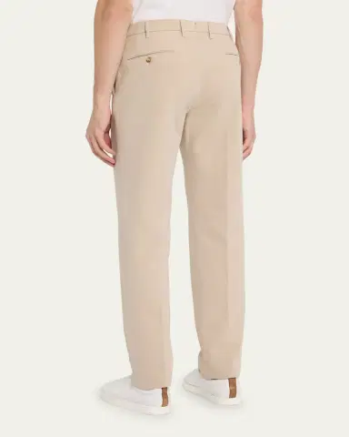 Incotex Men's High Cotton Doeskin Pants | Thumbnail 3