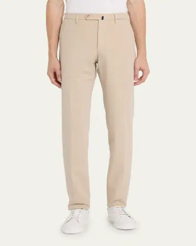 Incotex Men's High Cotton Doeskin Pants | Thumbnail 4