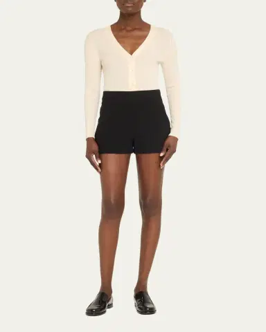 Alice + Olivia Donald High-Waist Shorts | Thumbnail 2 Alice + Olivia Donald High-Waist Shorts | Thumbnail 2