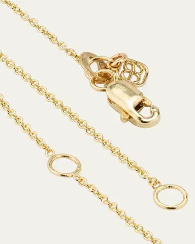 Sydney Evan 14K Pure Block Initial Necklace | Thumbnail 4
