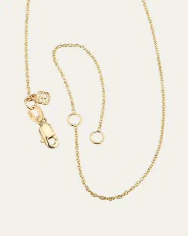 Sydney Evan 14K Pure Block Initial Necklace | Thumbnail 3 Sydney Evan 14K Pure Block Initial Necklace | Thumbnail 3