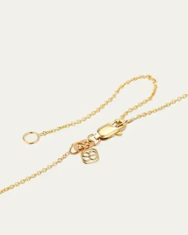 Sydney Evan 14K Pure Block Initial Necklace | Thumbnail 3 Sydney Evan 14K Pure Block Initial Necklace | Thumbnail 3
