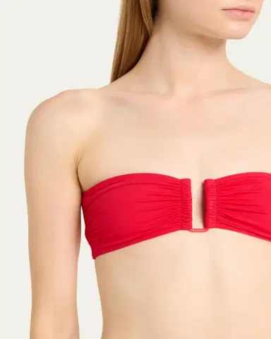 Eres Show Bandeau U-Hardware Bikini Top | Thumbnail 8