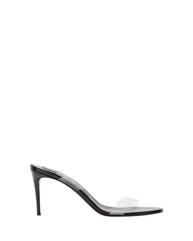 Christian Louboutin 85mm Just Nothing Clear Slide Sandals