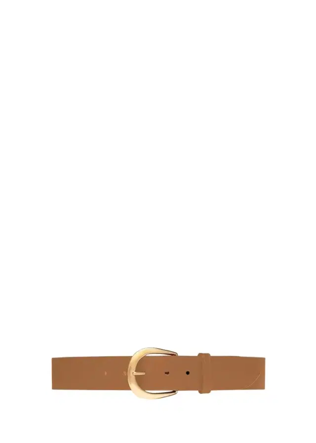 Vaincourt Paris La Chaleureuse Leather & Brass Belt