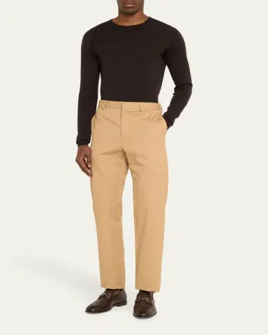 Ferragamo Men's Foster Grained Leather Gancini Bit Loafers | Thumbnail 3 Ferragamo Men's Foster Grained Leather Gancini Bit Loafers | Thumbnail 3