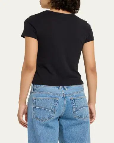 SLVRLAKE Fitted Cropped Baby Tee | Thumbnail 3