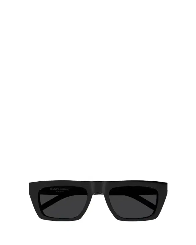 Saint Laurent YSL Acetate Flat-Top Rectangle Sunglasses