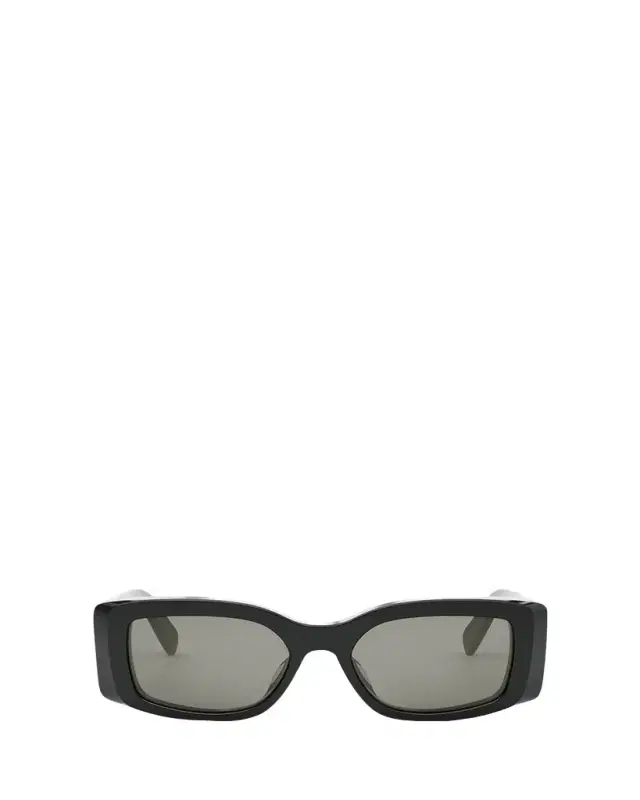 CELINE Men's Triomphe Rectangular Acetate Sunglasses