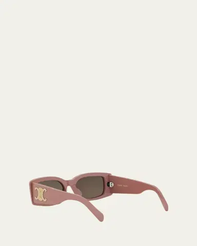 Celine Triomphe Acetate Rectangle Sunglasses | Thumbnail 4 Celine Triomphe Acetate Rectangle Sunglasses | Thumbnail 4