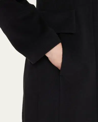 Akris punto Duffle Knee-Length Wool Coat | Thumbnail 10 Akris punto Duffle Knee-Length Wool Coat | Thumbnail 10