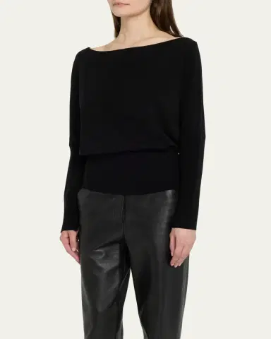 Simkhai Lavina Draped Off-Shoulder Sweater | Thumbnail 4
