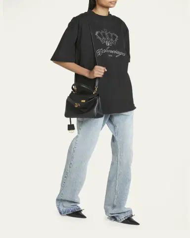 Balenciaga Rodeo Mini Leather Top-Handle Bag | Thumbnail 2