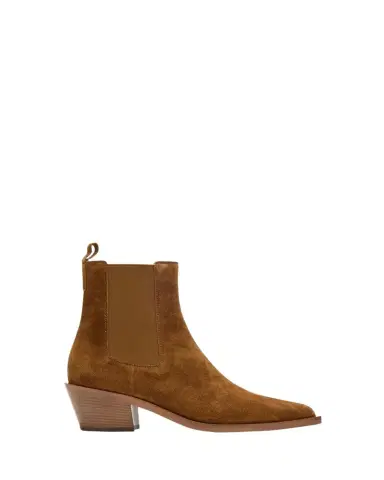 Gianvito Rossi Wylie Suede Western Chelsea Booties | Thumbnail 1