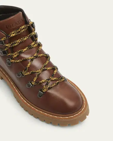 Prada St. Moritz Calfskin Hiker Boots | Thumbnail 3 Prada St. Moritz Calfskin Hiker Boots | Thumbnail 3