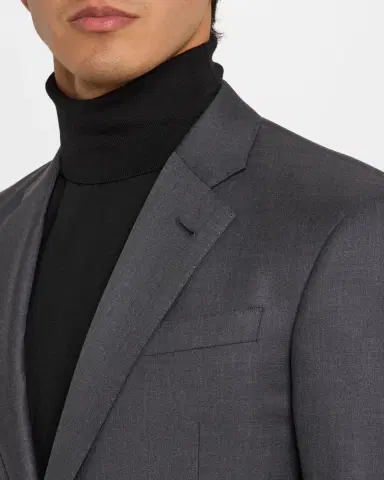Giorgio Armani Mne's Basic Wool Two-Piece Suit | Thumbnail 5 Giorgio Armani Mne's Basic Wool Two-Piece Suit | Thumbnail 5
