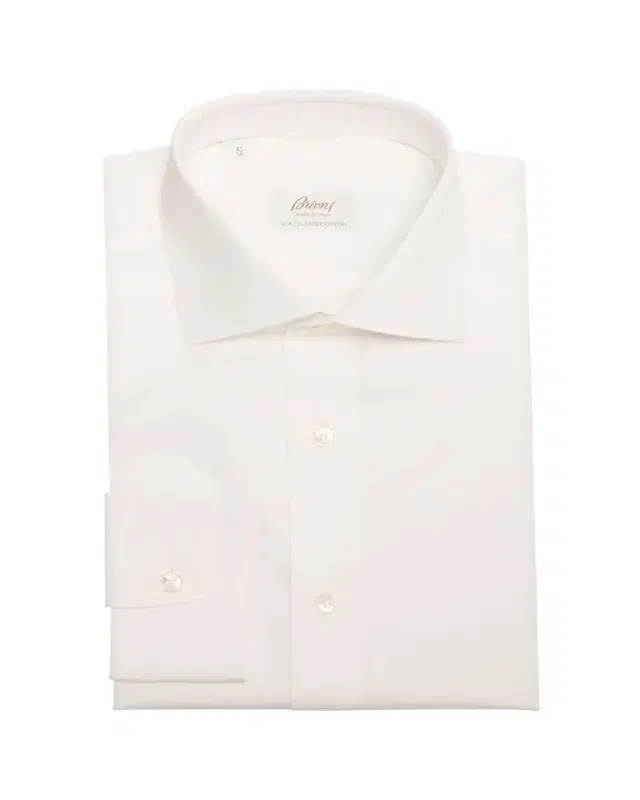 Brioni Men's Sea Island Cotton Herringbone Dress Shirt