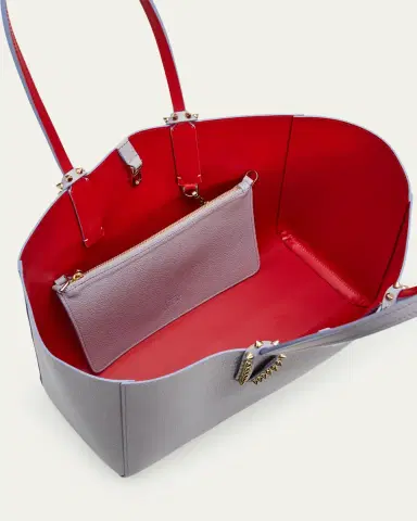 Christian Louboutin Cabata Soft Small Tote Bag in Grained Leather | Thumbnail 4