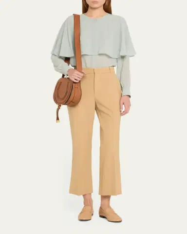 Chloé Marcie Medium Slim Crossbody Bag in Grained Calfskin | Thumbnail 5 Chloé Marcie Medium Slim Crossbody Bag in Grained Calfskin | Thumbnail 5