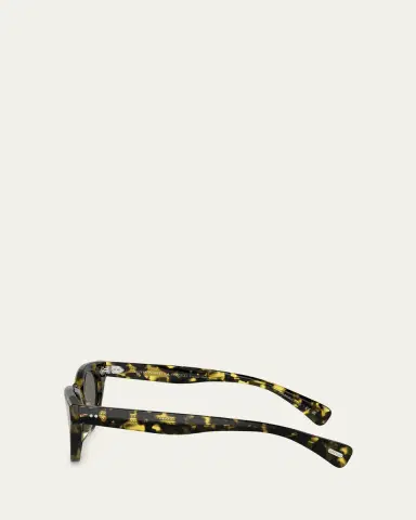 Oliver Peoples Avelin Havana Acetate Butterfly Sunglasses | Thumbnail 3
