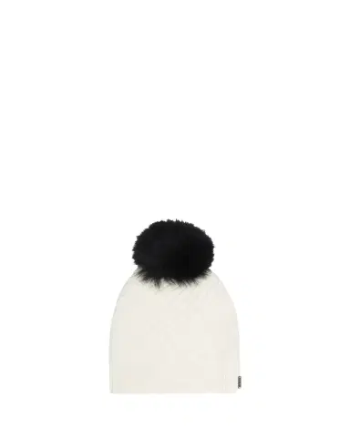 Gorski Select Cashmere Beanie with Lamb Shearling Pom | Thumbnail 1 Gorski Select Cashmere Beanie with Lamb Shearling Pom | Thumbnail 1
